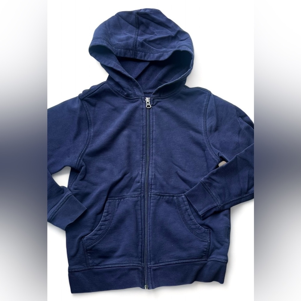 Hanna Andersson Blue French Terry Hoodie